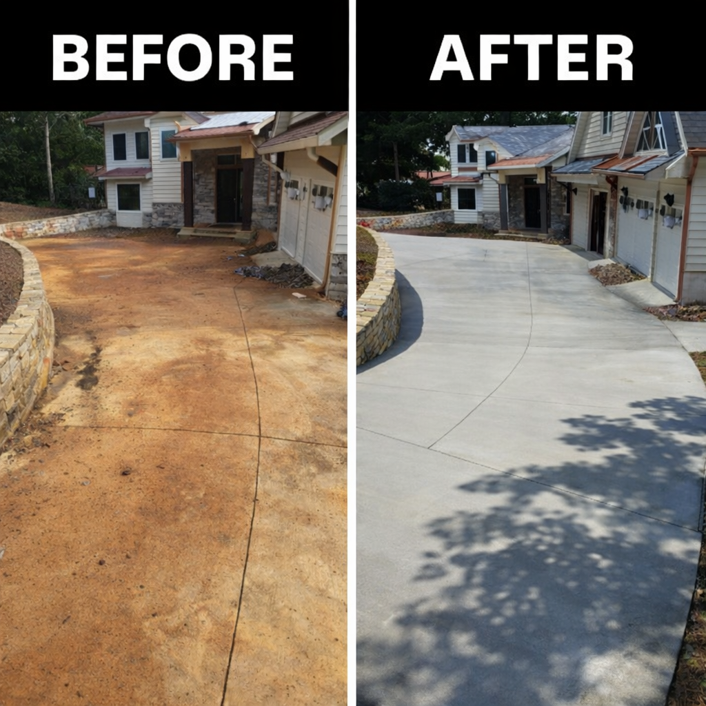 Before and after – project 7